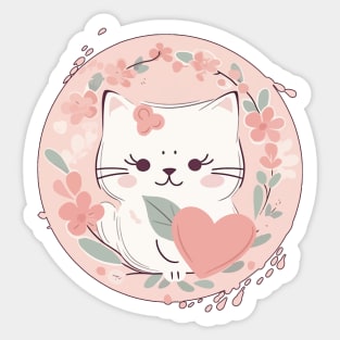 Mother's Day Cat Lover Sticker